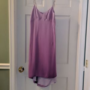 Express purple ombre cocktail dress